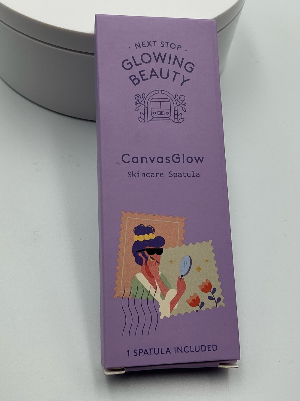 Canvas Skincare Spatula - Lavender